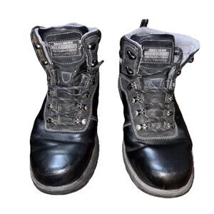 Skechers Sz. 9 Men's 64521 Black Segment Ander Ankle Boot Relaxed Fit Waterproof